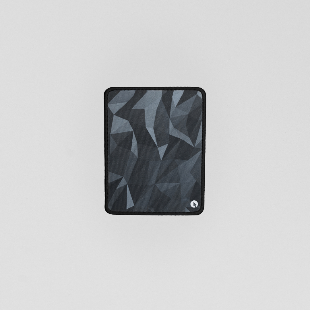 Grey Polygon Mouse Mat